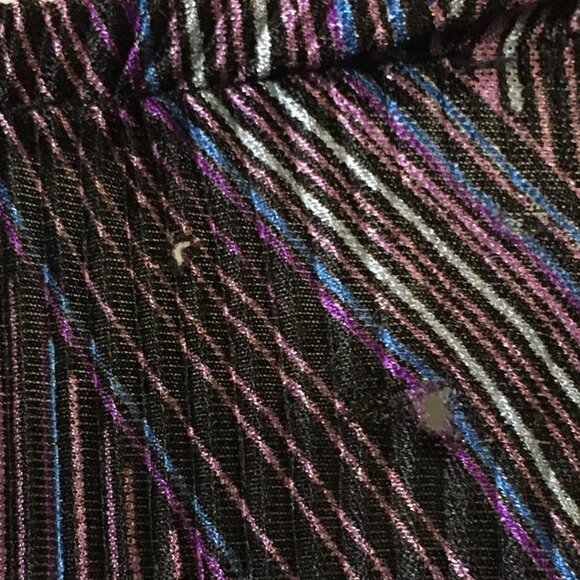 Psychedelic 90s Retro Paisley Crimped Crushed Clasp Closure Open Cardigan - Picture 11 of 16